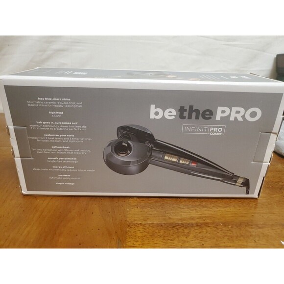 Conair Infiniti Pro Ceramic Curling Iron Curl Secret Hair Gray in Box CD203NN - Picture 3 of 7